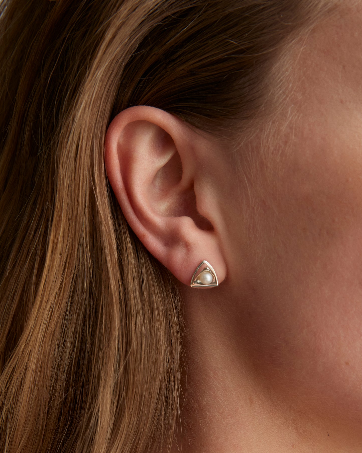 Church Earrings Mini - Pearl