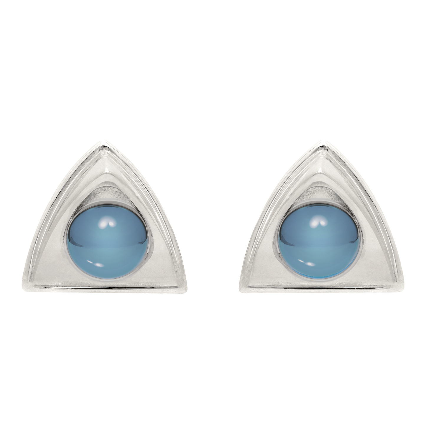 Church Earrings - Blue Agate