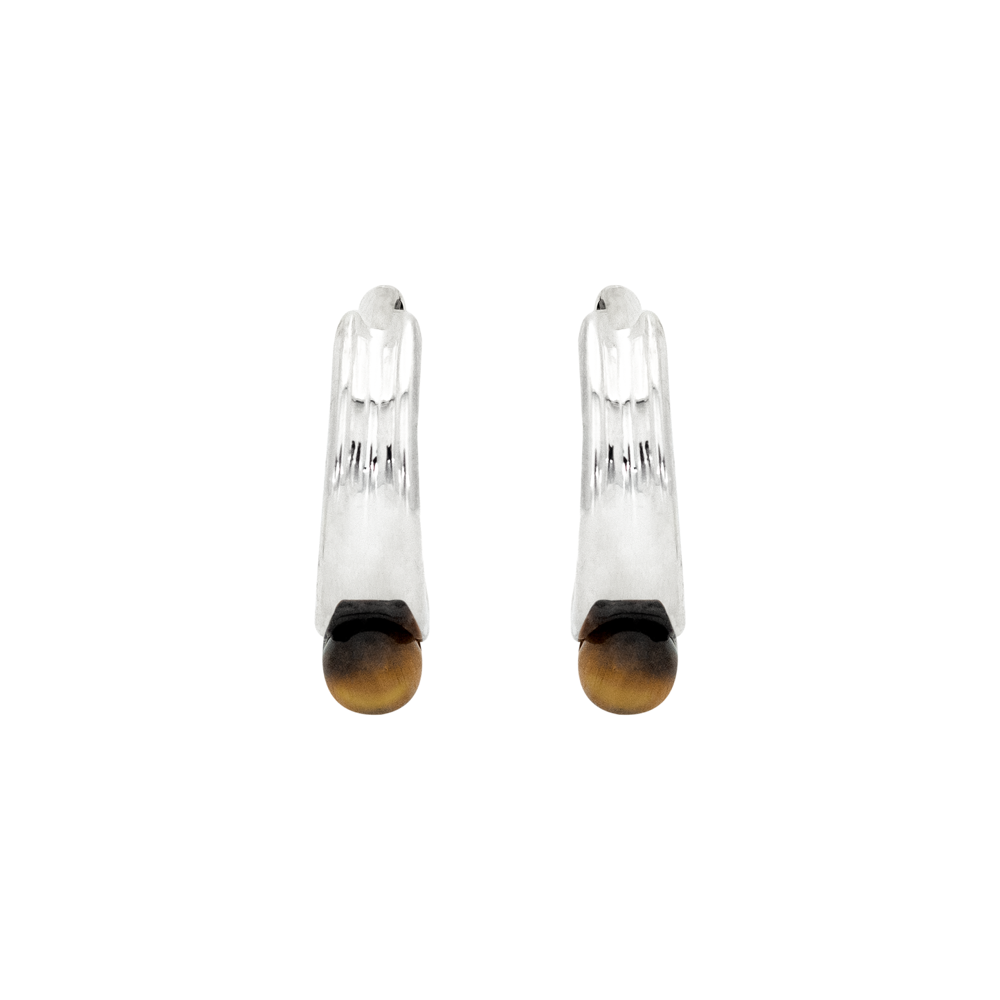 Comet Earring - Tiger Eye