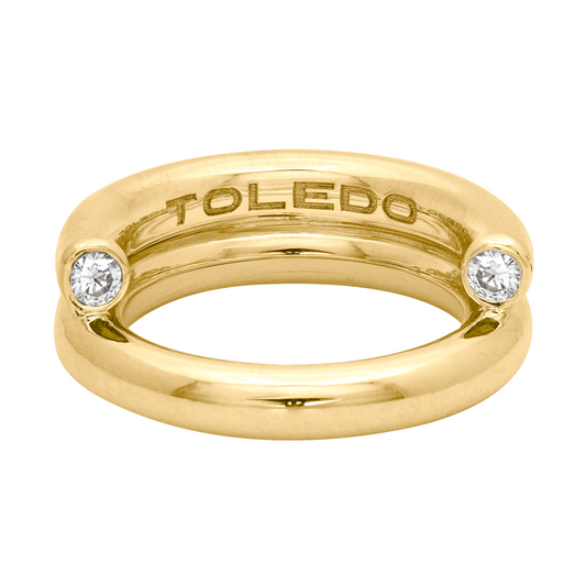 Hi-Beam Ring - 18k,Lab Diamonds