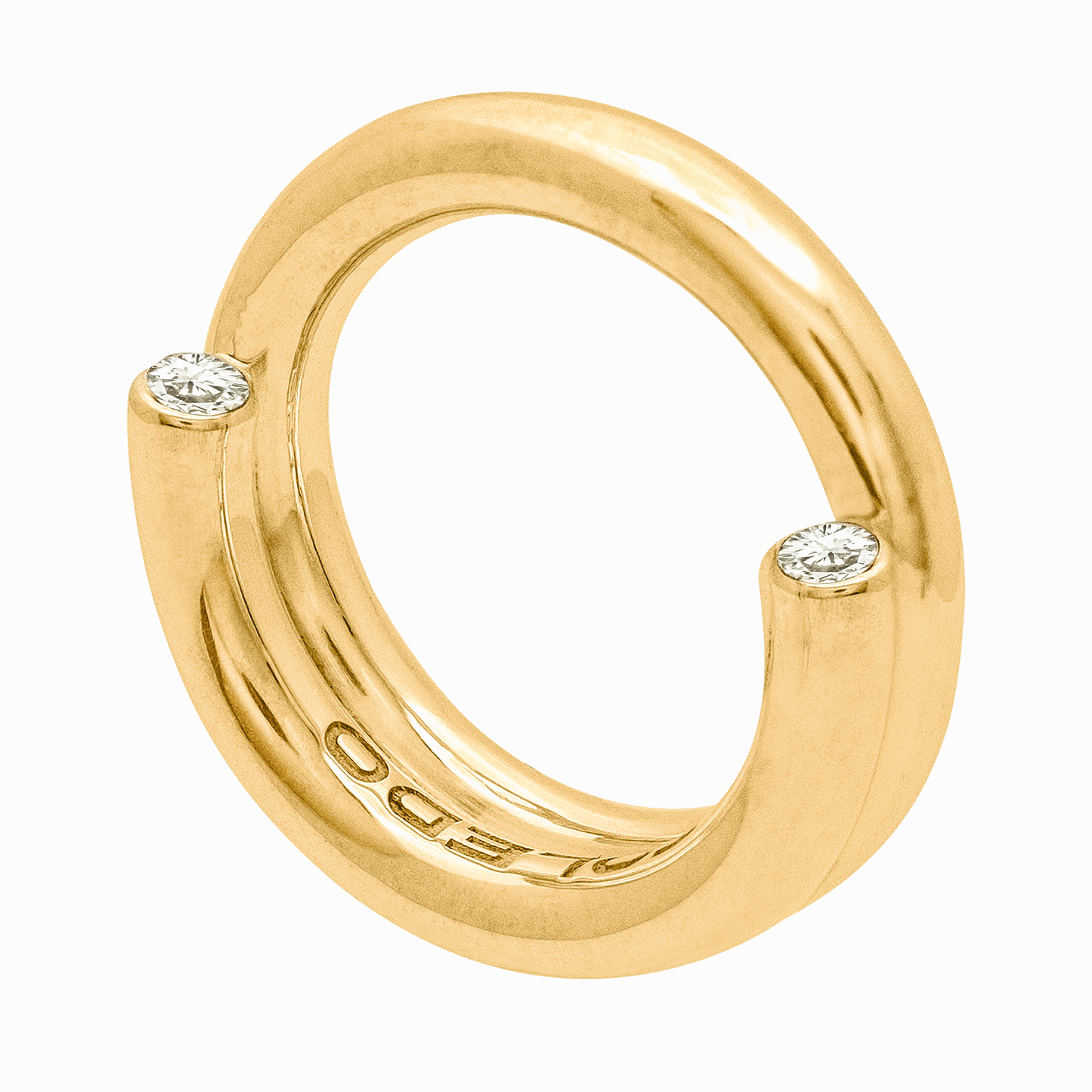 Hi-Beam Ring - 18k,Lab Diamonds