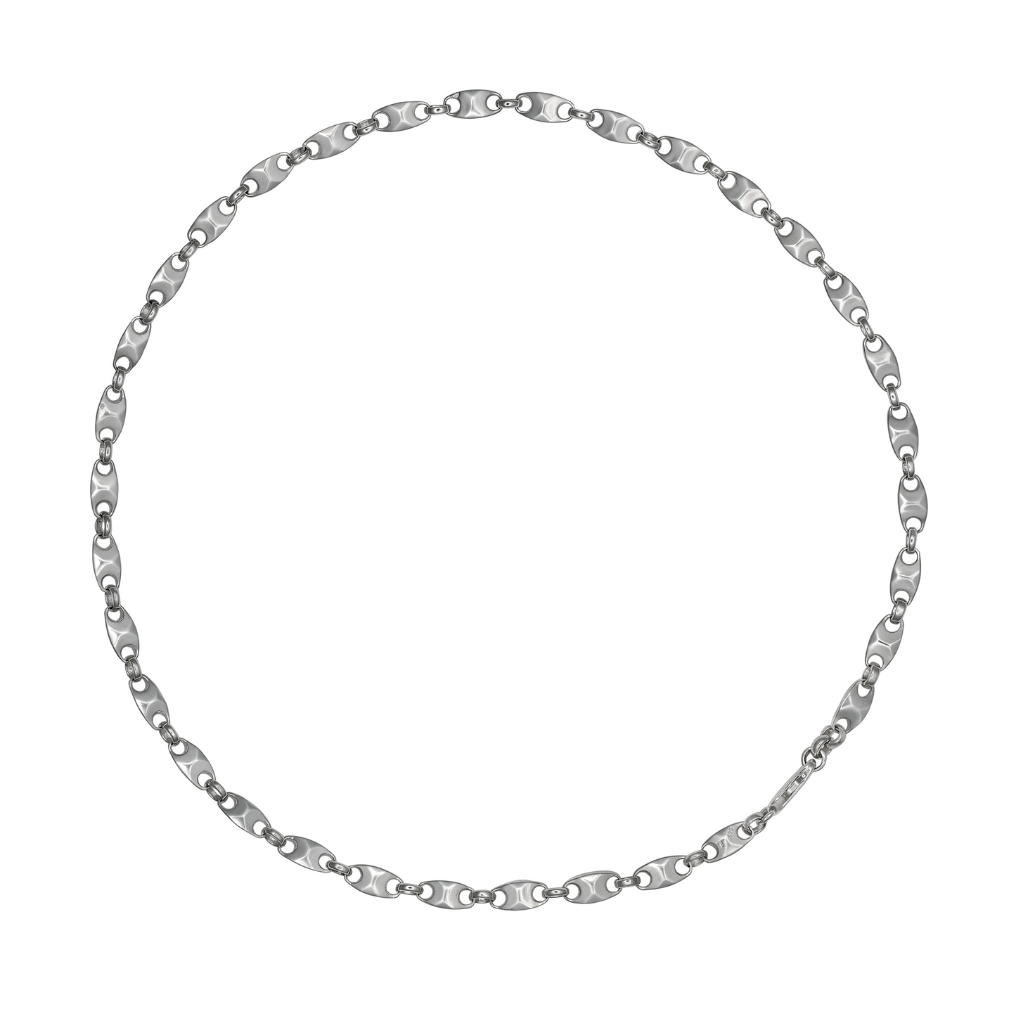 Java Sneak Mini Necklace in sterling silver, handcrafted necklace by TOLEDO Los Angeles