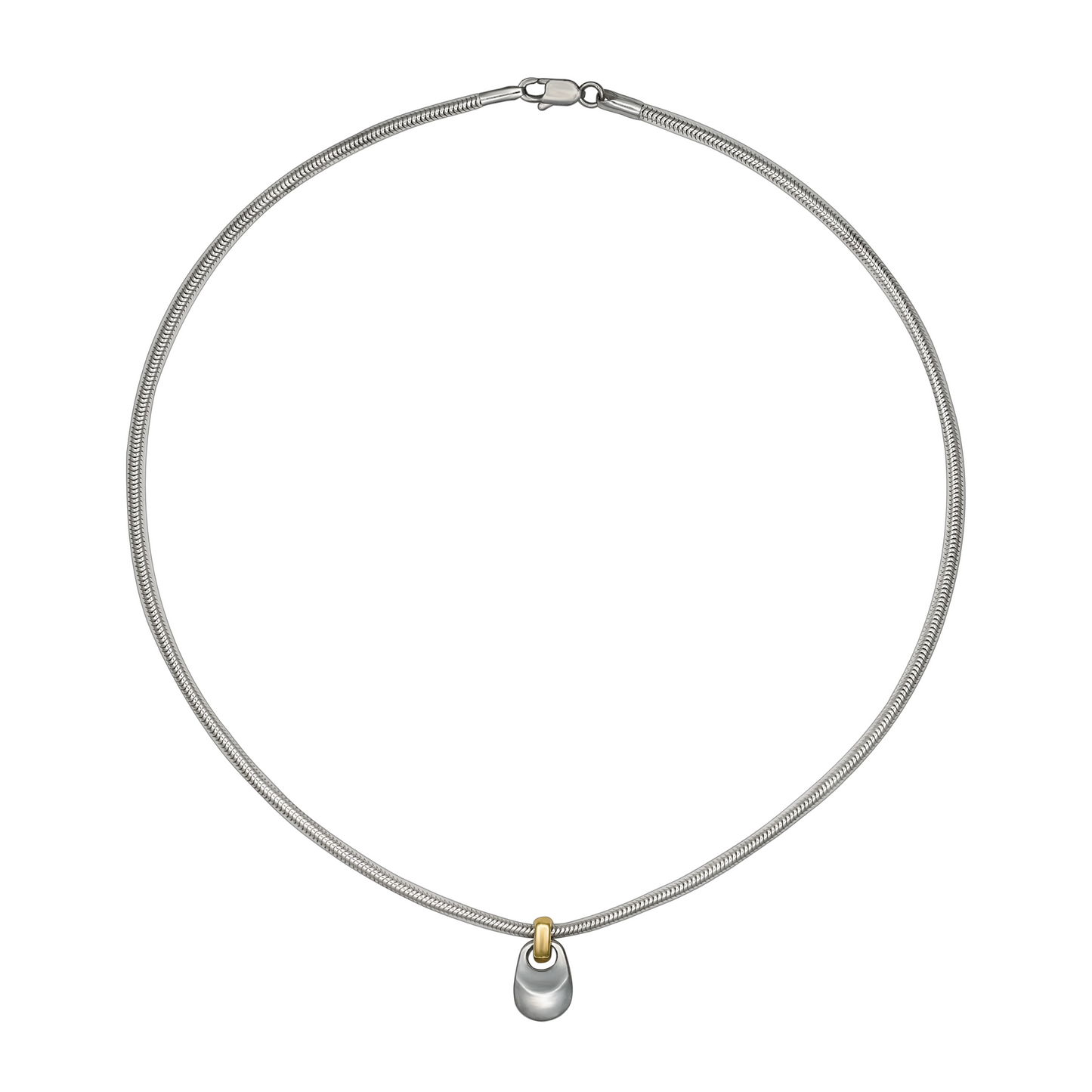 Java Pendant Necklace in sterling silver, handcrafted necklace by TOLEDO Los Angeles