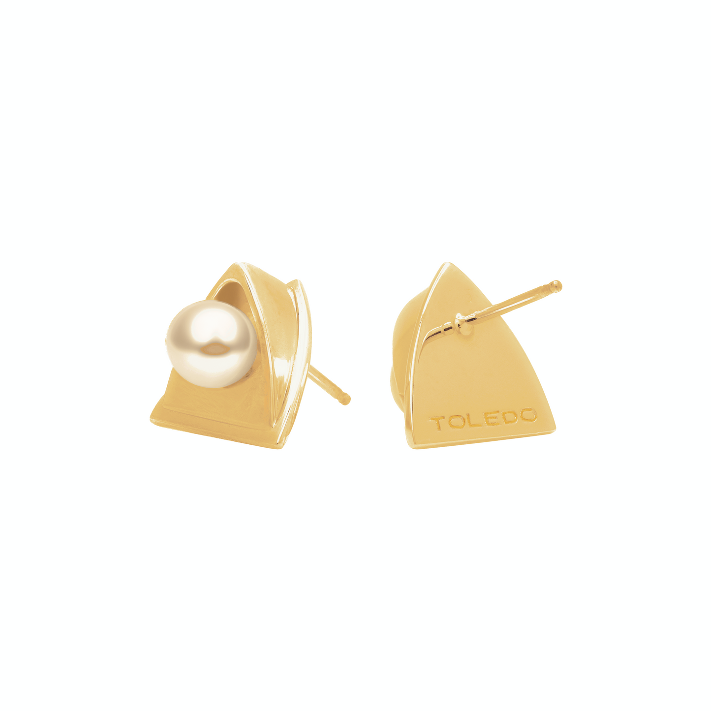 Church Earrings Mini - 18k Gold and Akoya Pearls