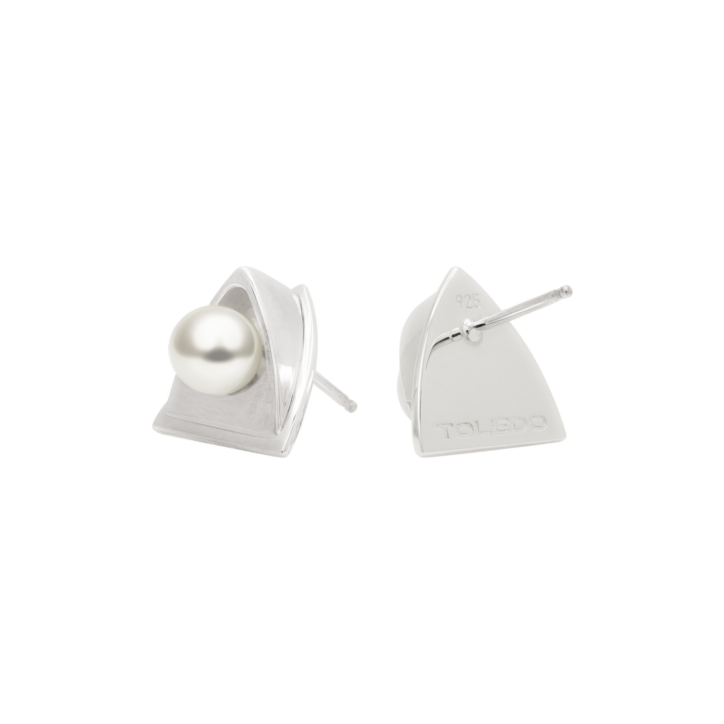 Church Earrings Mini - Pearl
