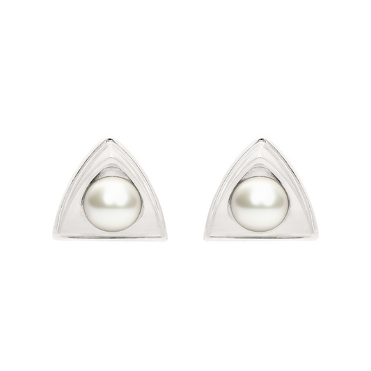 Church Earrings Mini - Pearl
