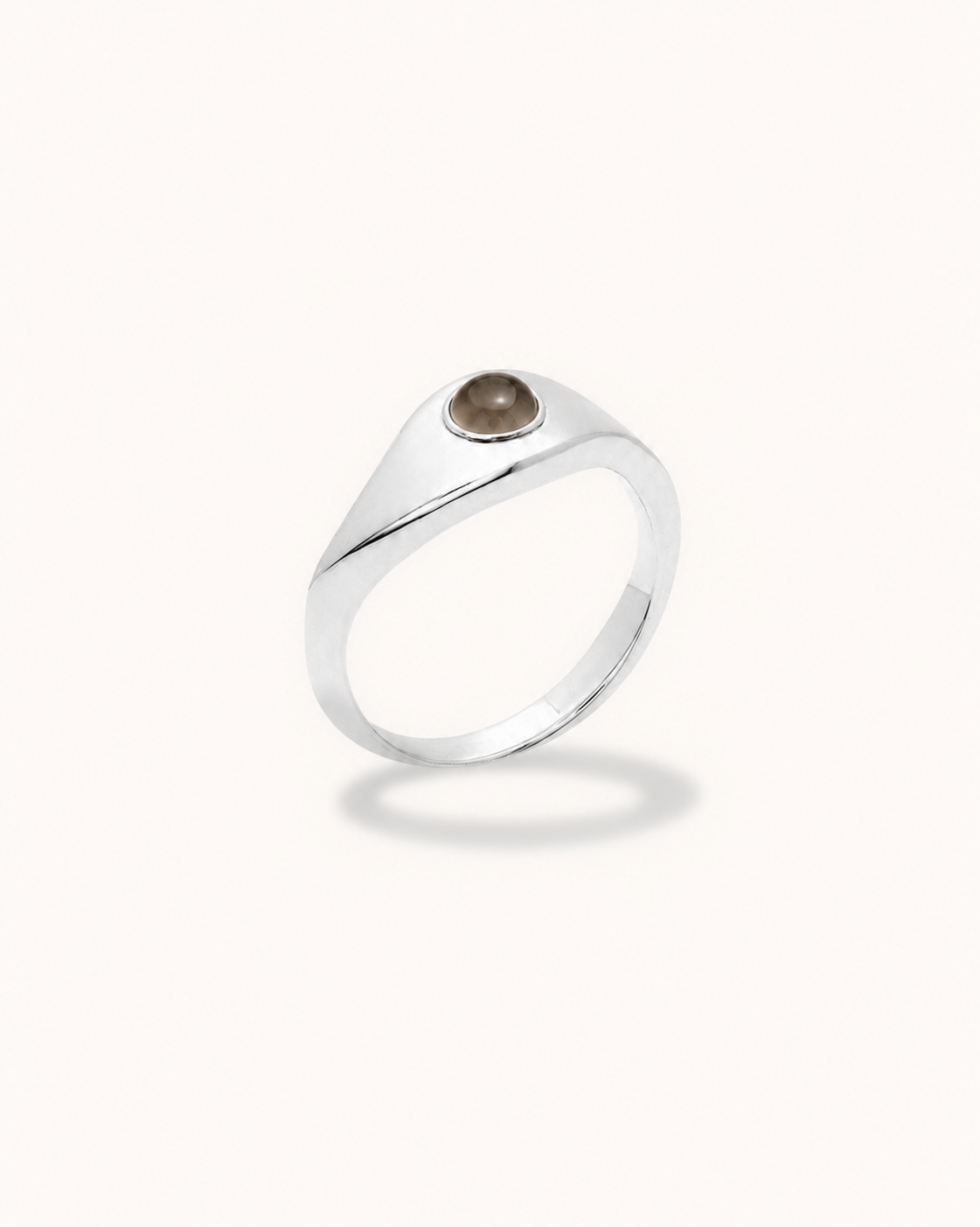Hurricane Ring - Smokey Quartz