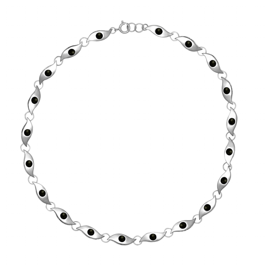 Sneaky Link Necklace - Onyx