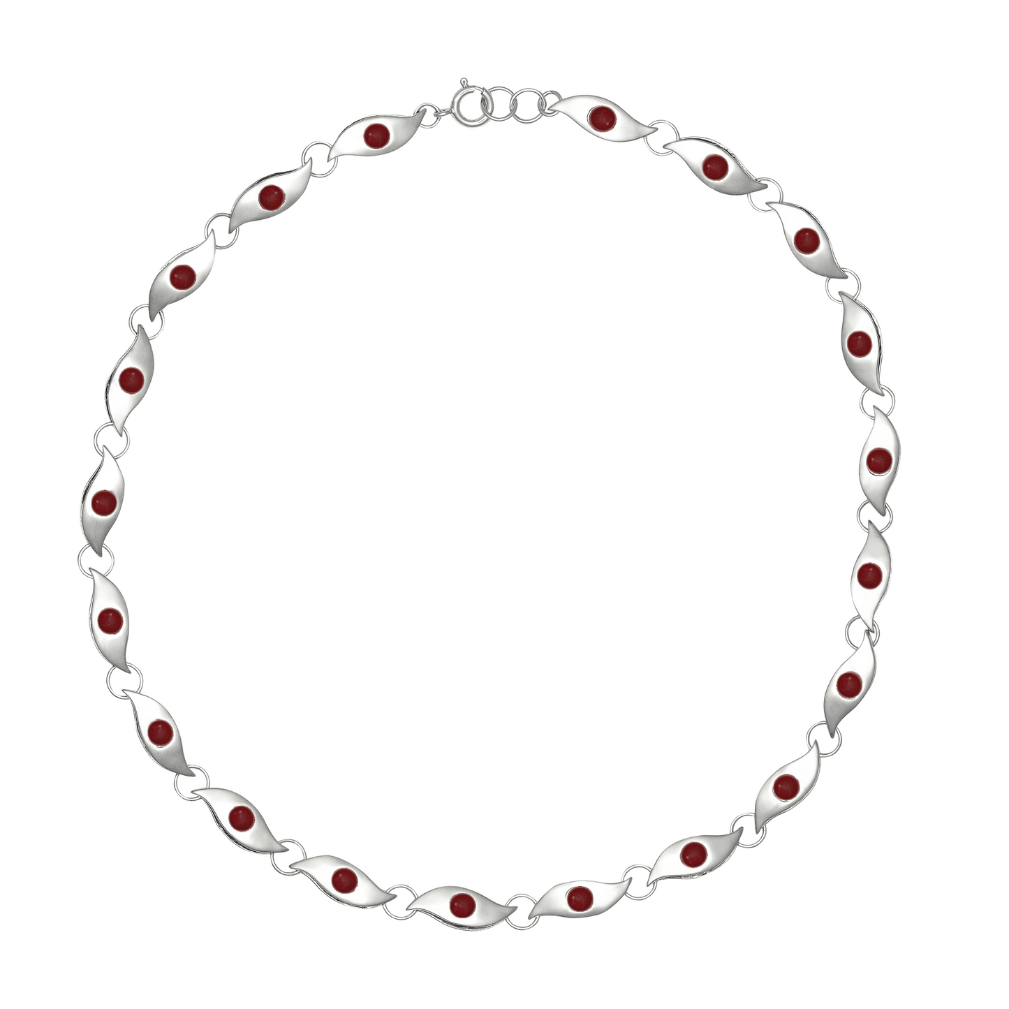 Sneaky Link Necklace - Carnelian