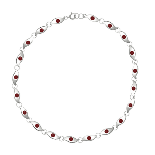 Sneaky Link Necklace - Carnelian