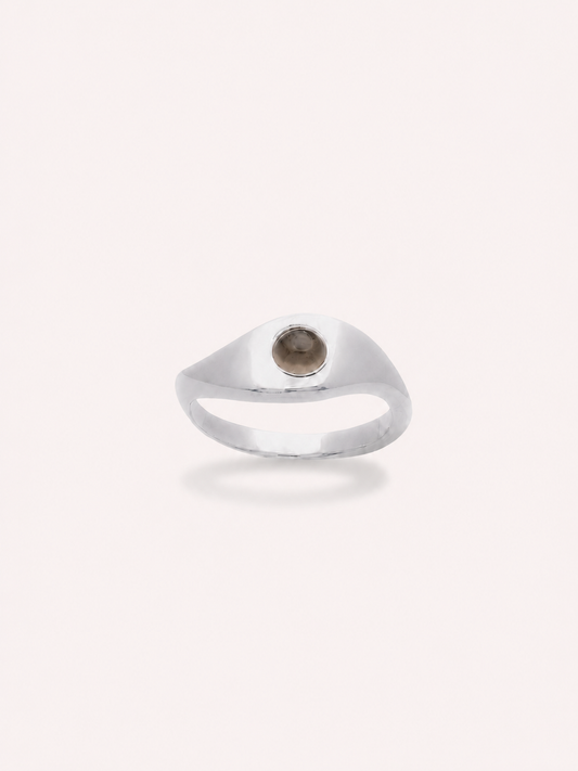 Hurricane Ring - Smokey Quartz
