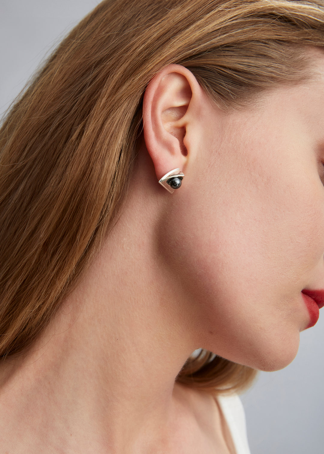 Church Earrings - Hematite