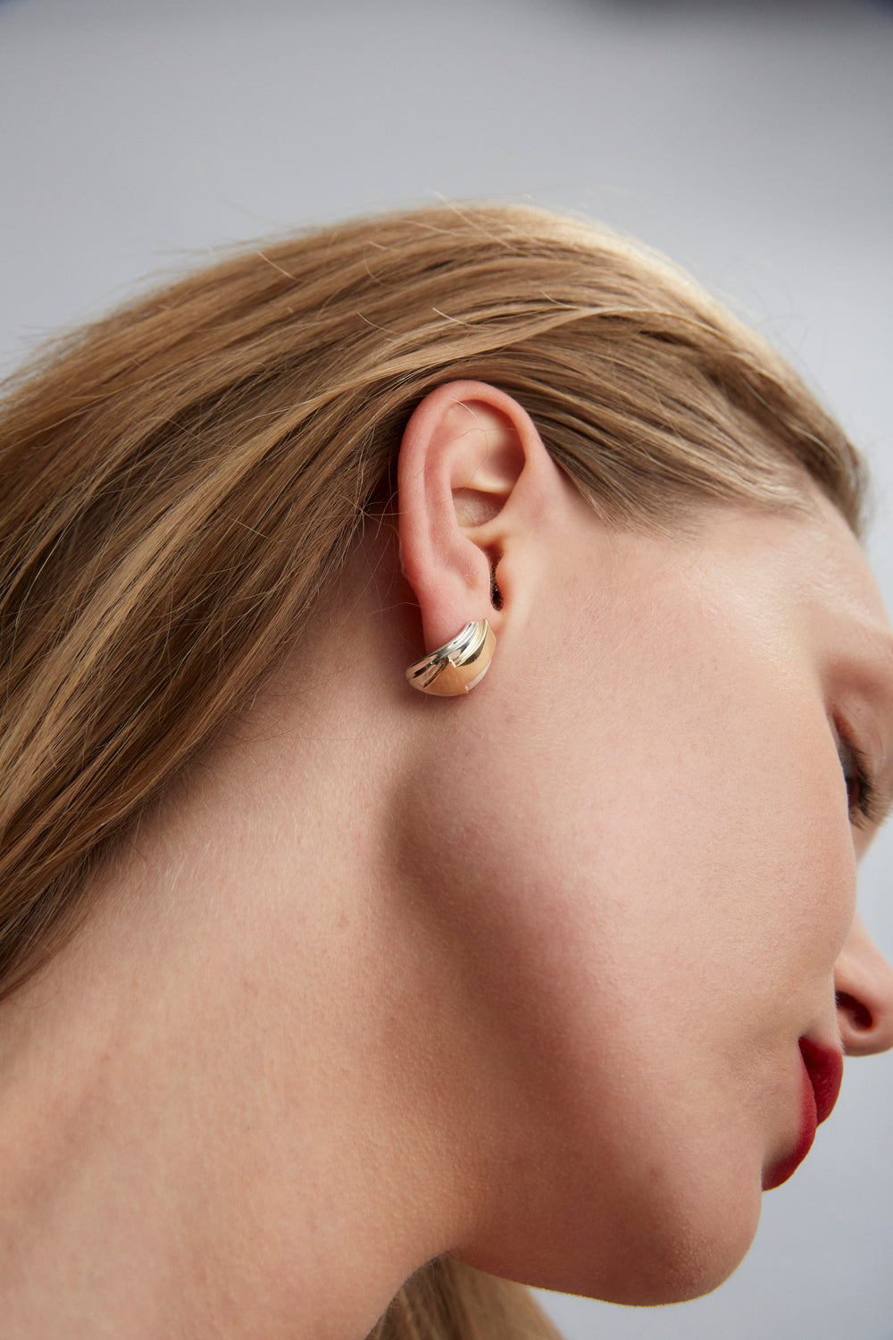 Downtown Earrings VIP in sterling silver, modern handcrafted earrings by TOLEDO Los Angeles
