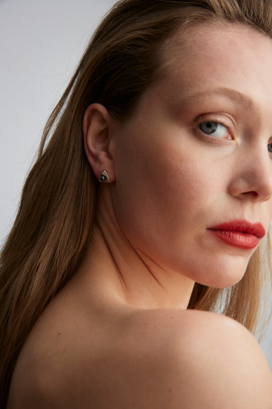 Church Earrings Mini - Hematite — Available Now