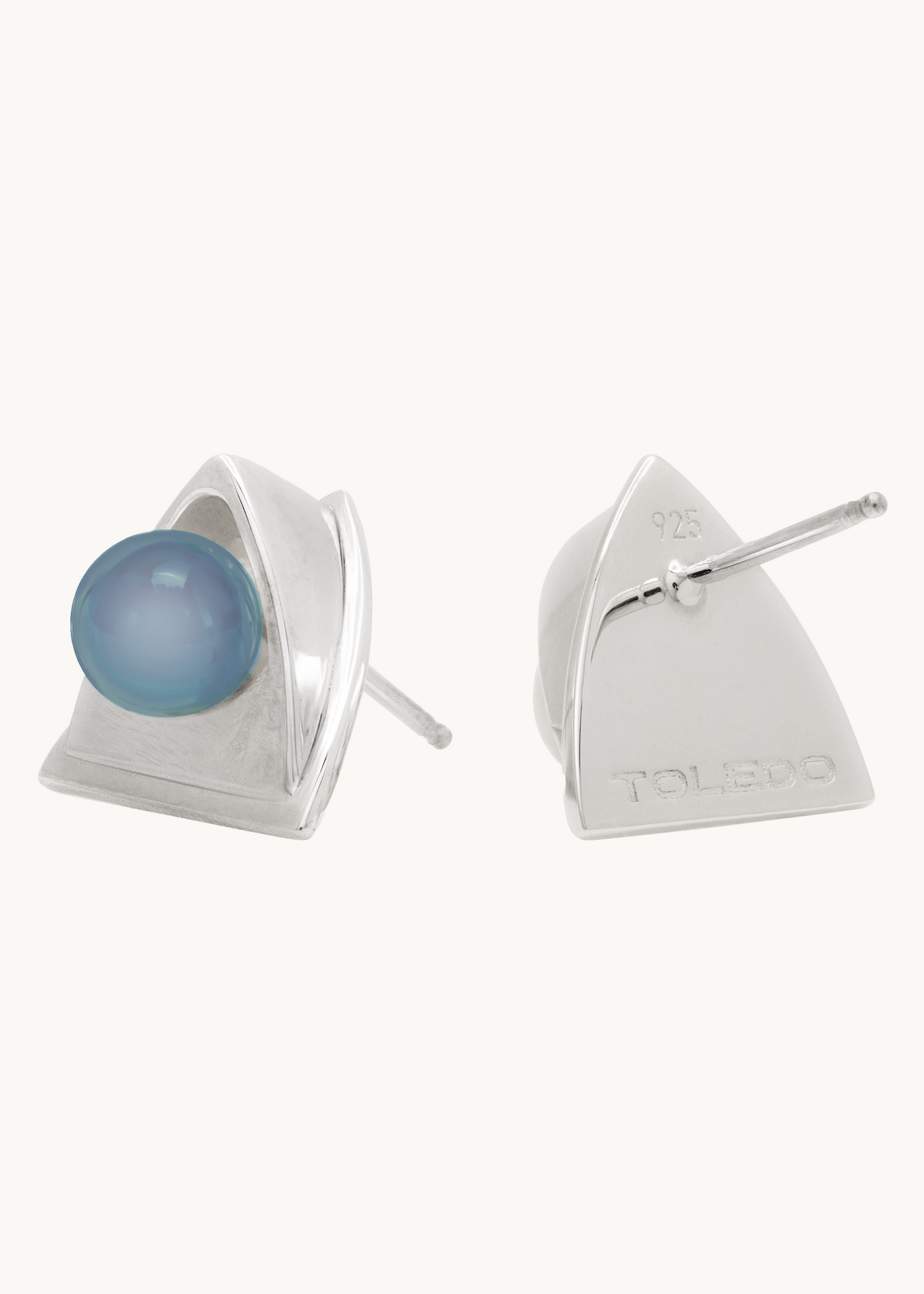 Church Earrings - Blue Agate — Available Now