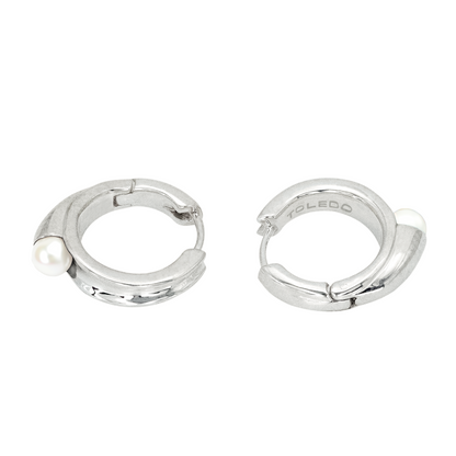 Comet Earrings in sterling silver, handcrafted earrings by TOLEDO Los Angeles

