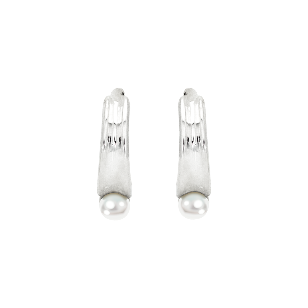 Comet Earrings in sterling silver, handcrafted earrings by TOLEDO Los Angeles
