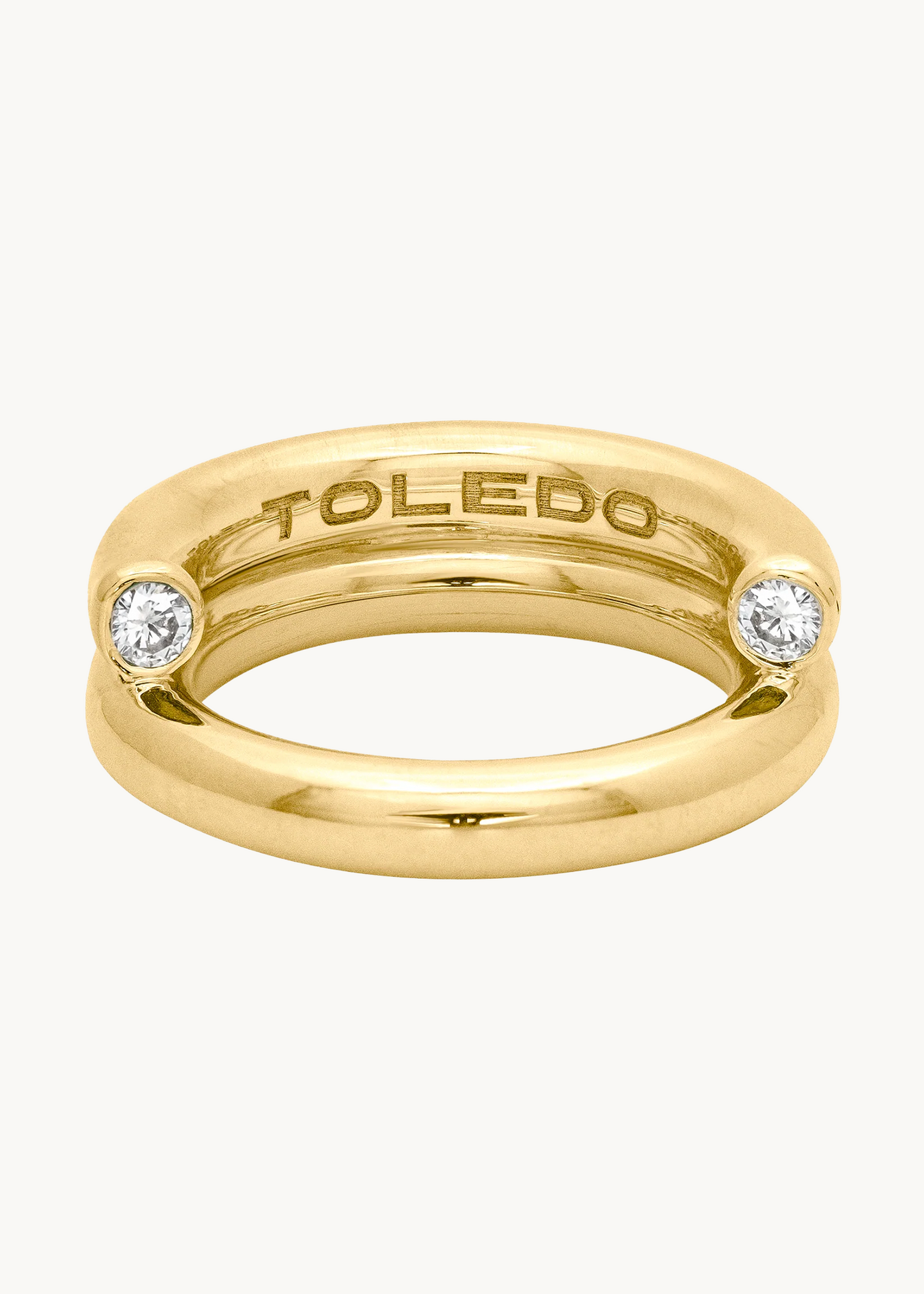Hi-Beam Ring - 18k, Diamonds