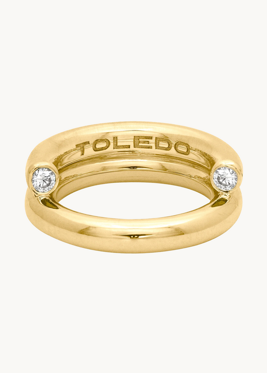 Hi-Beam Ring - 18k, Diamonds