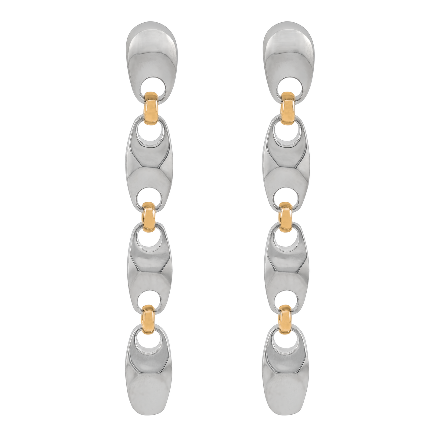 Java VIP Earrings in sterling silver, handcrafted earrings by TOLEDO Los Angeles
