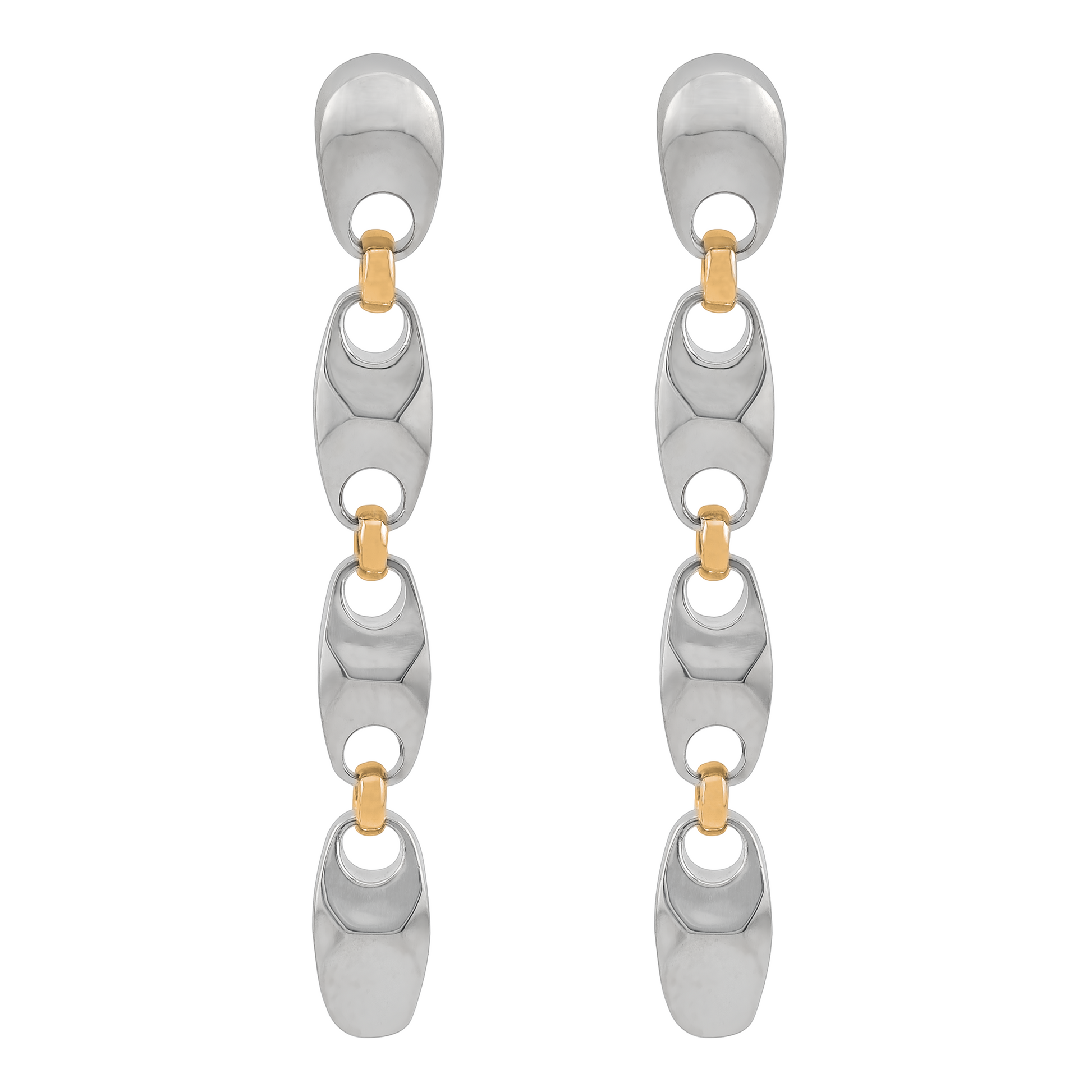 Java VIP Earrings in sterling silver, handcrafted earrings by TOLEDO Los Angeles
