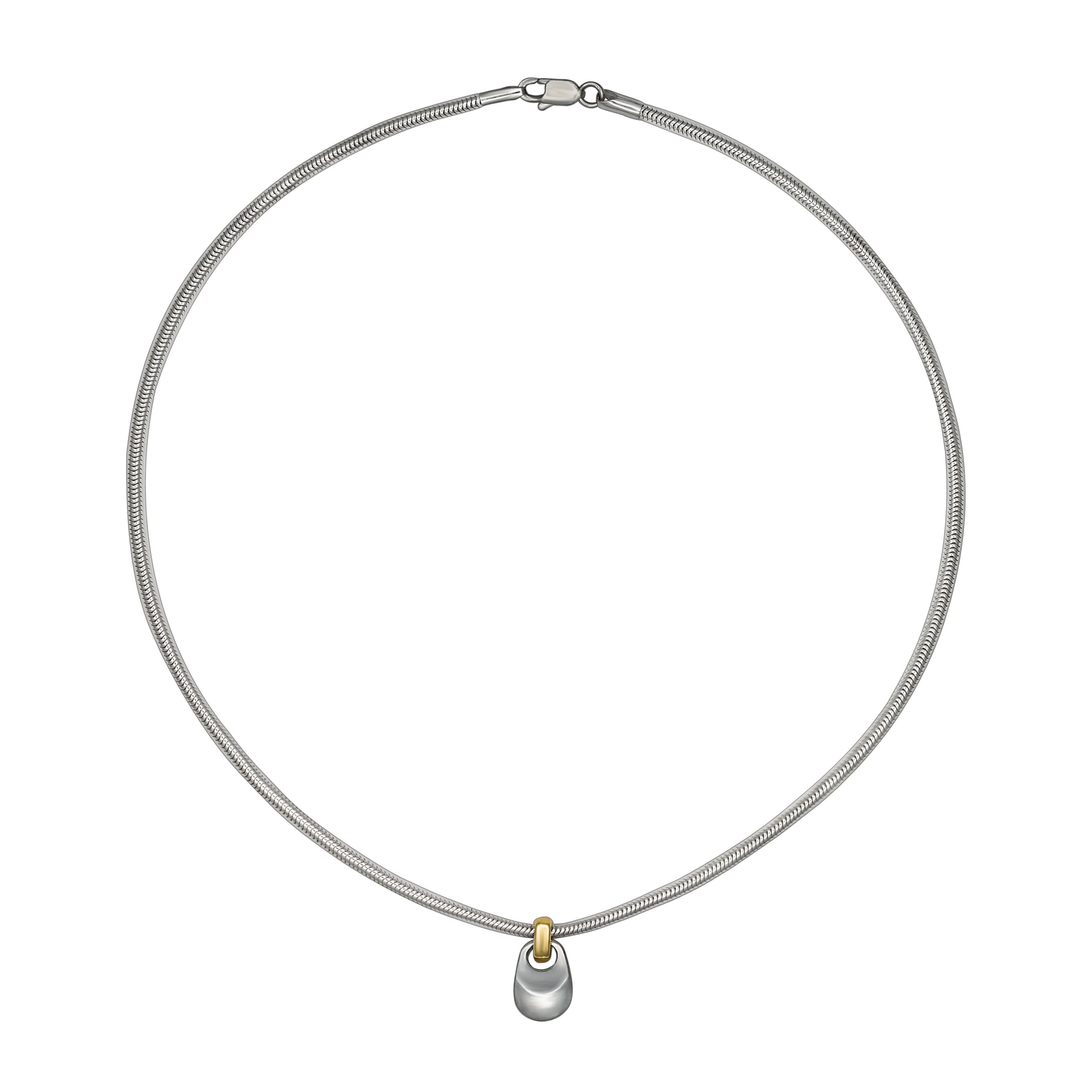 Java Pendant Necklace in sterling silver, handcrafted necklace by TOLEDO Los Angeles
