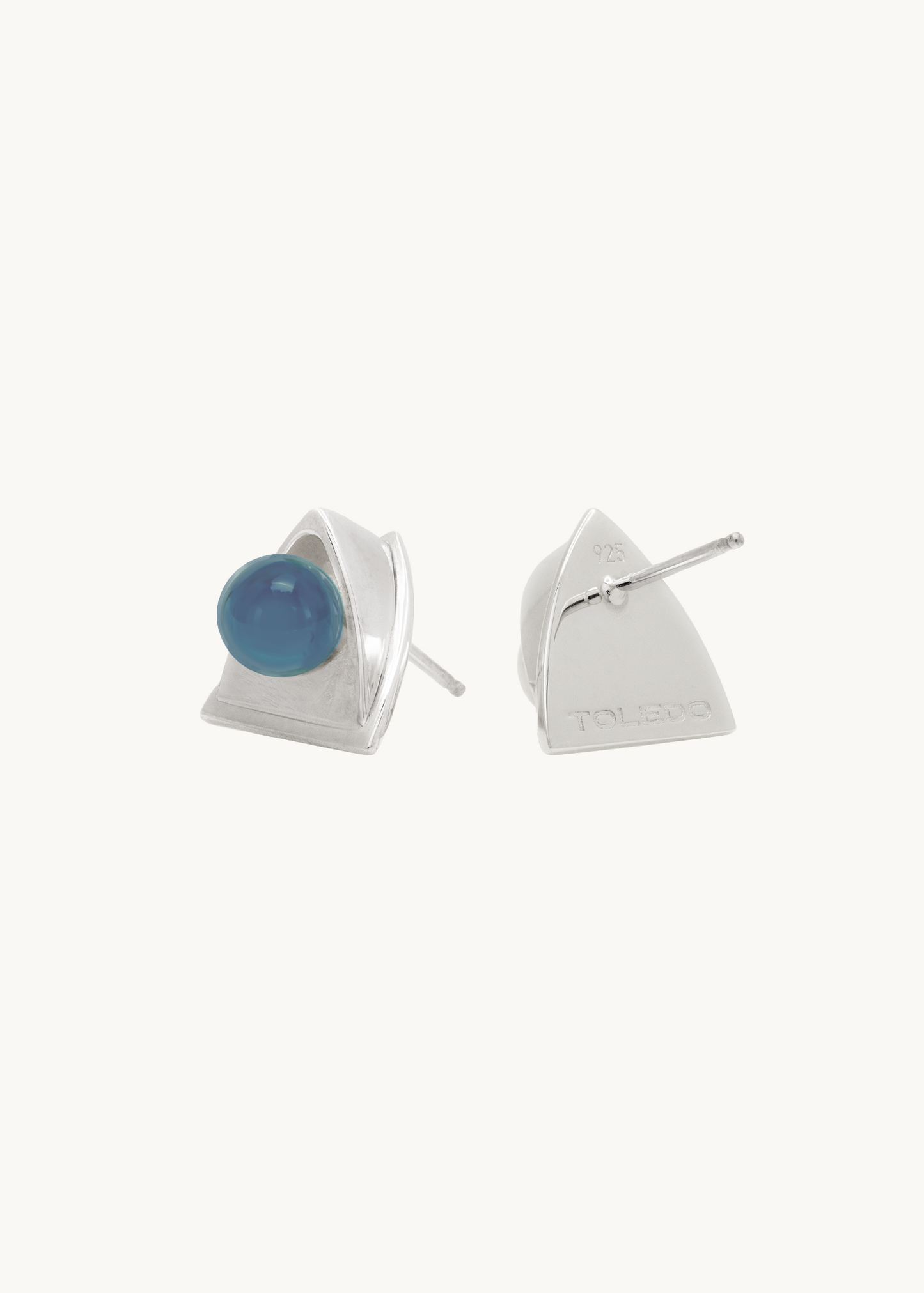 Church Earrings Mini - Blue Agate — Available Now