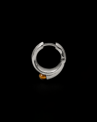 Comet Earring - Tiger Eye