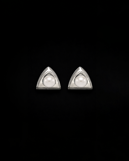Church Earrings - Blue Agate
