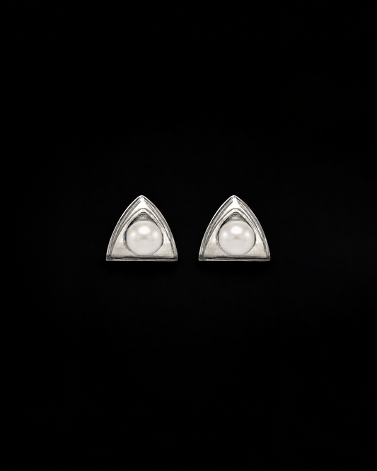 Church Earrings - Blue Agate