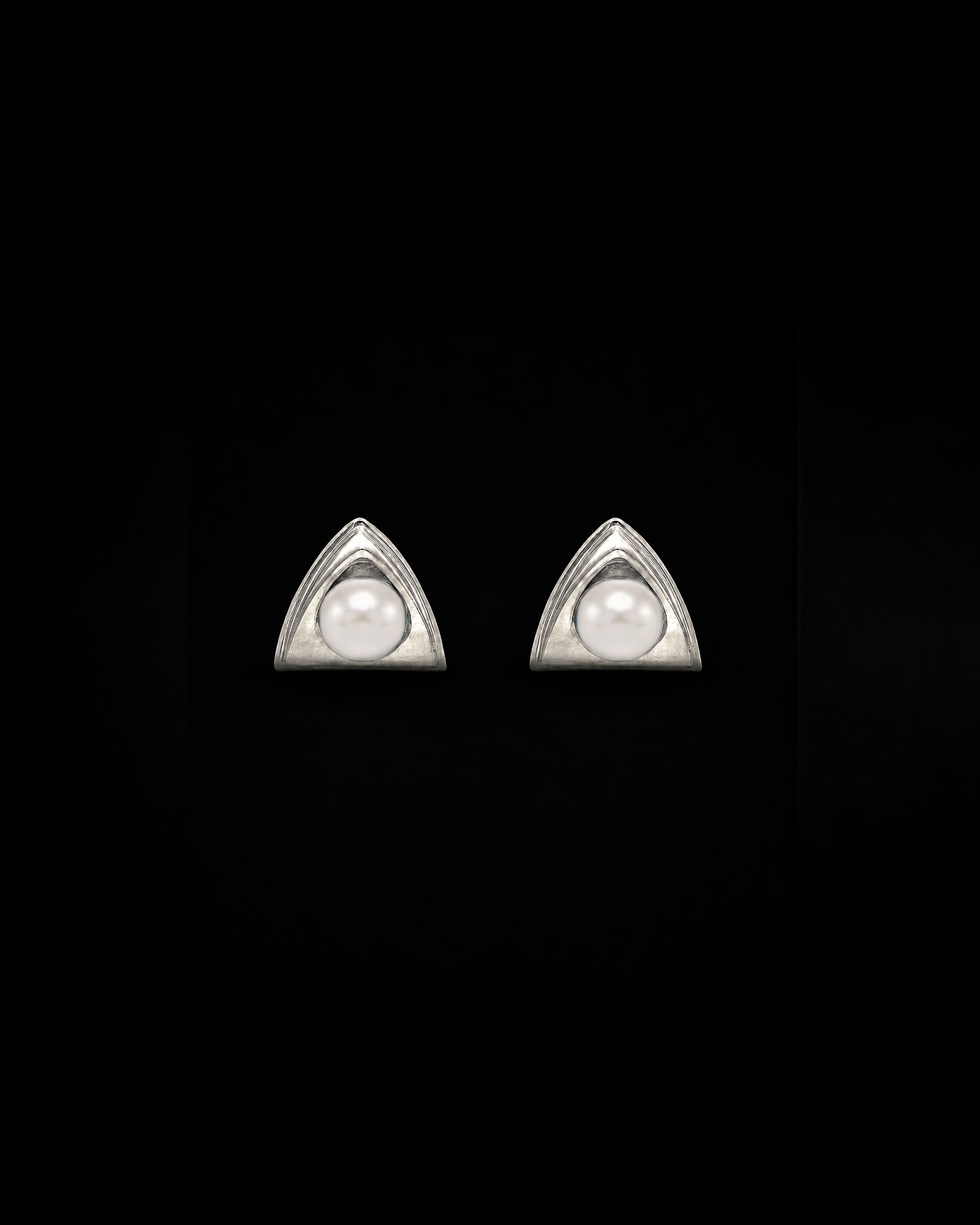 Church Earrings Mini - Pearl