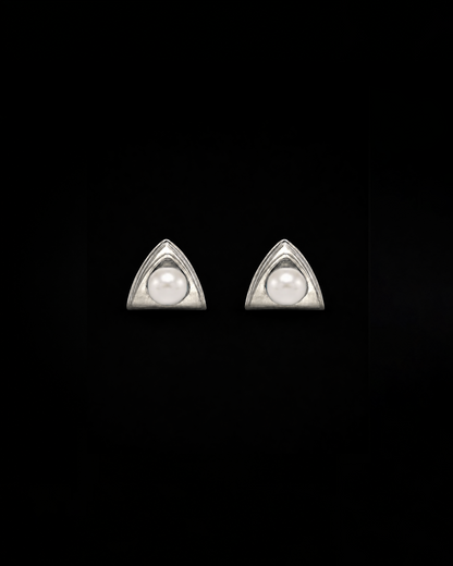 Church Earrings Mini - Pearl