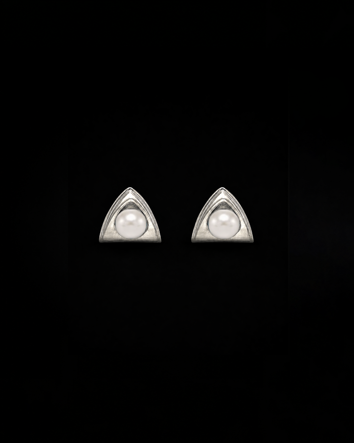 Church Earrings Mini - Pearl
