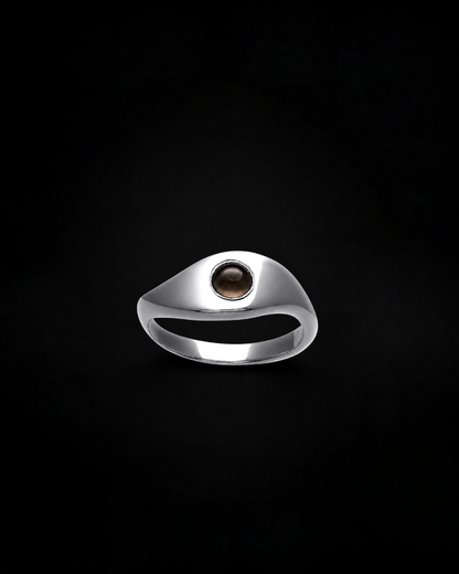 Hurricane Ring - Smokey Quartz