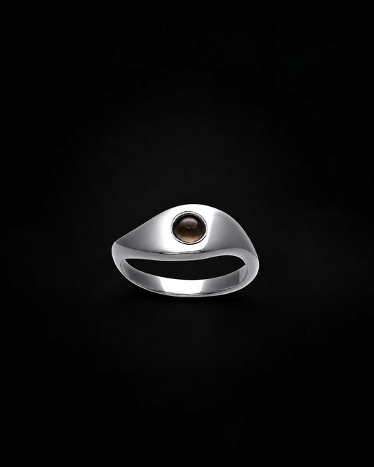 Hurricane Ring - Smokey Quartz