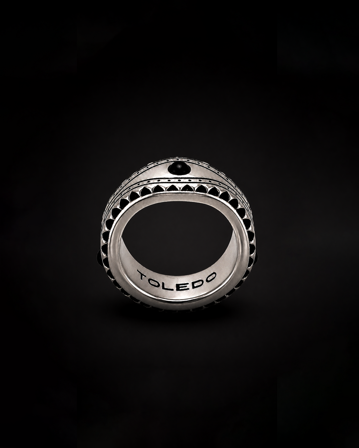 Wing Tip Ring - Onyx