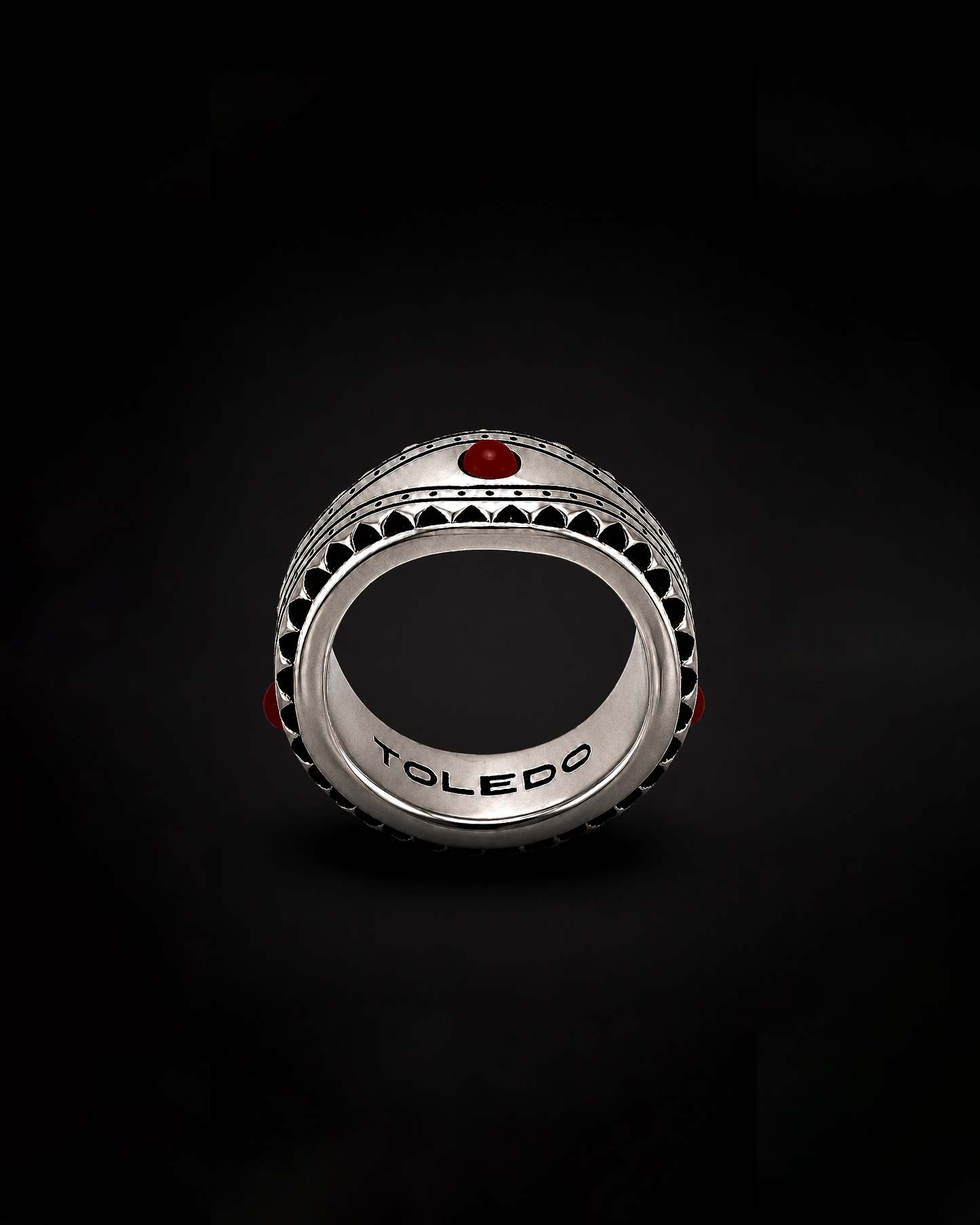 Wing Tip Ring - Ruby