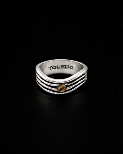 Twister Ring - Tiger Eye
