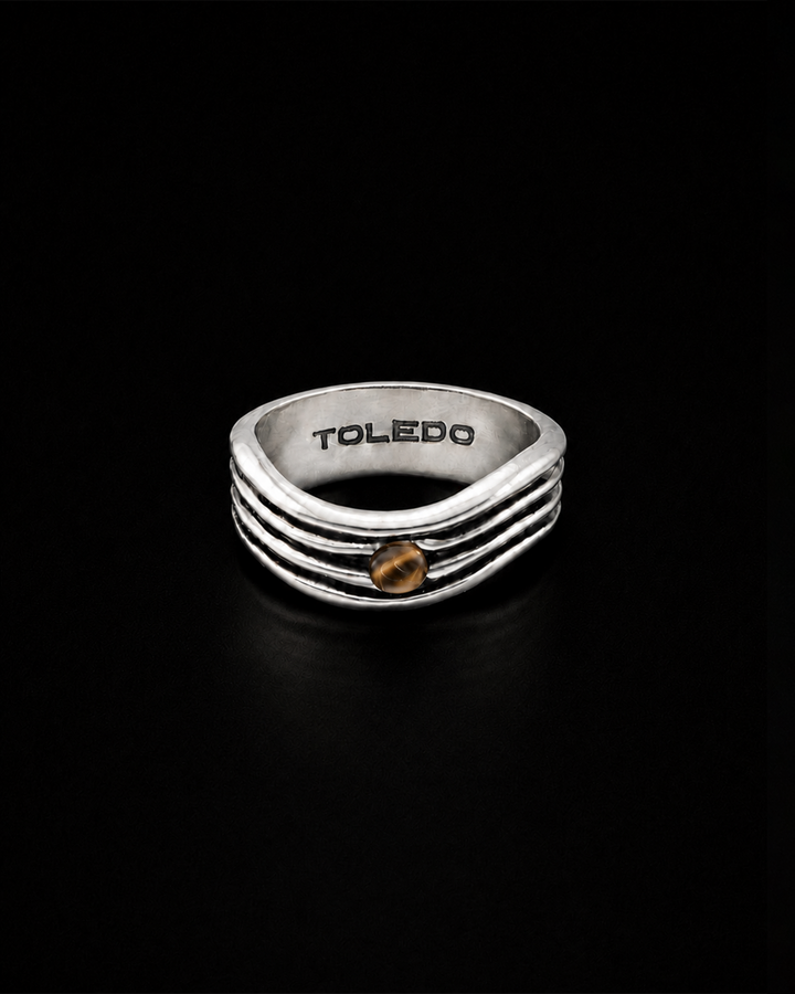 Twister Ring - Tiger Eye