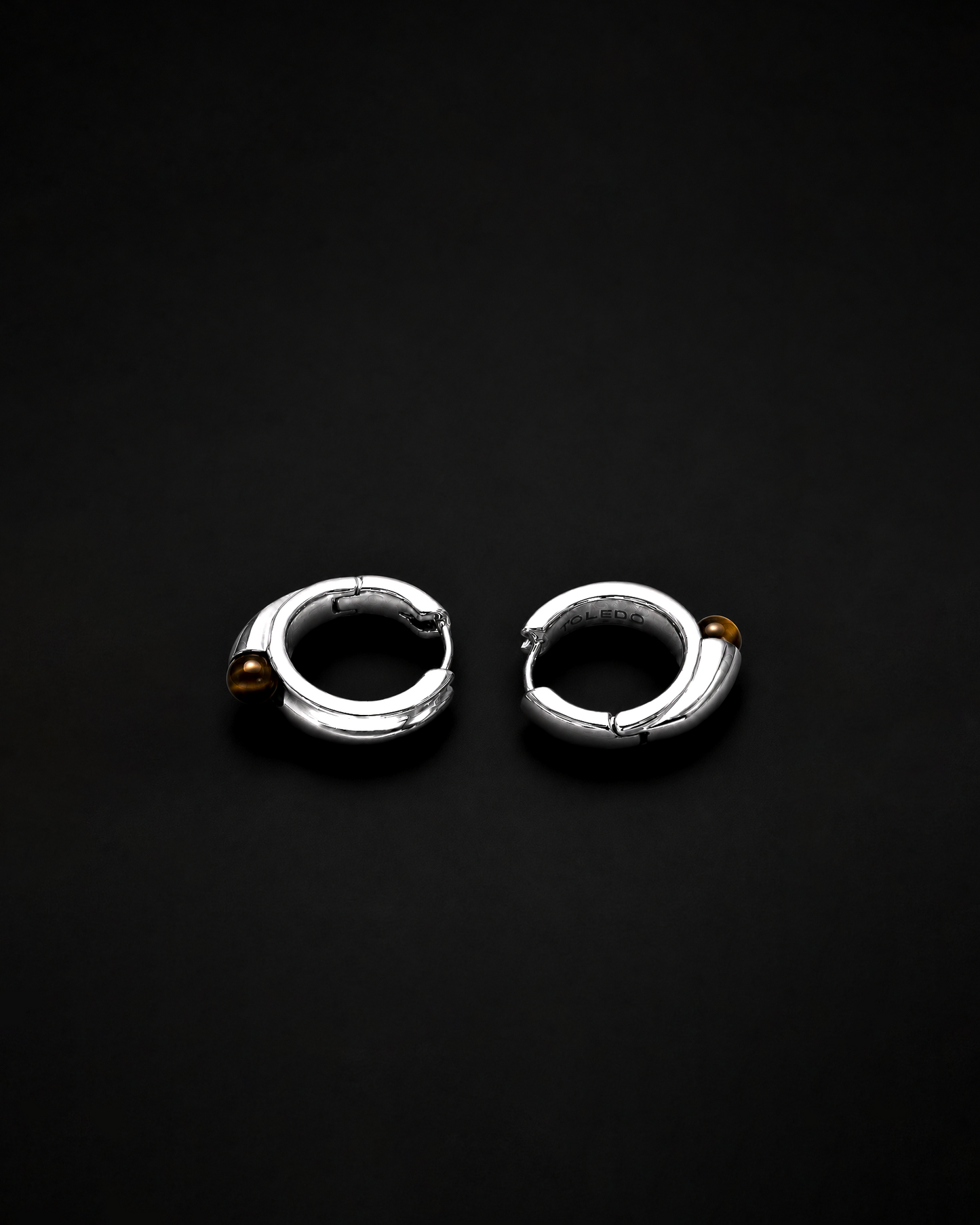 Comet Earring - Tiger Eye