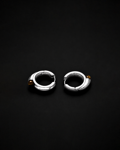 Comet Earring - Tiger Eye