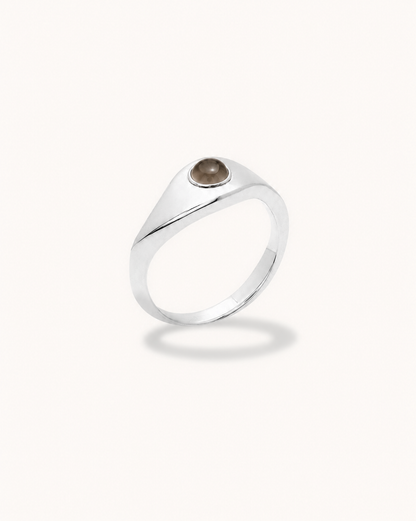 Hurricane Ring - Smokey Quartz