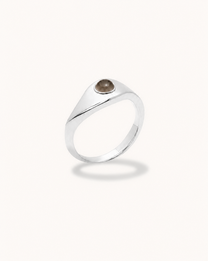 Hurricane Ring - Smokey Quartz