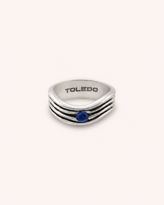 Twister Ring - Blue Sapphire