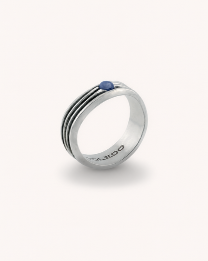 Twister Ring - Blue Sapphire