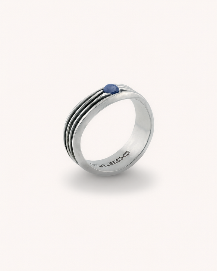 Twister Ring - Blue Sapphire