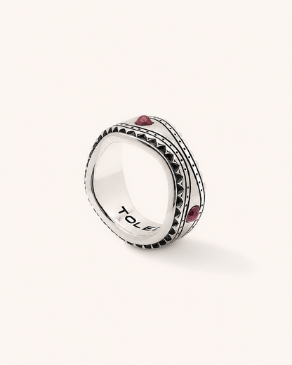 Wing Tip Ring - Ruby