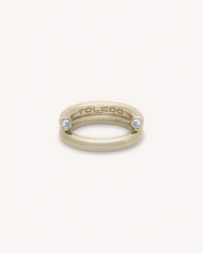 Hi-Beam Ring - 18k, Diamonds