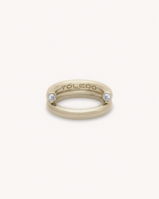 Hi-Beam Ring - 18k, Diamonds