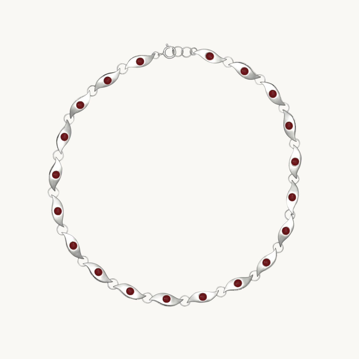Sneaky Link Necklace - Carnelian